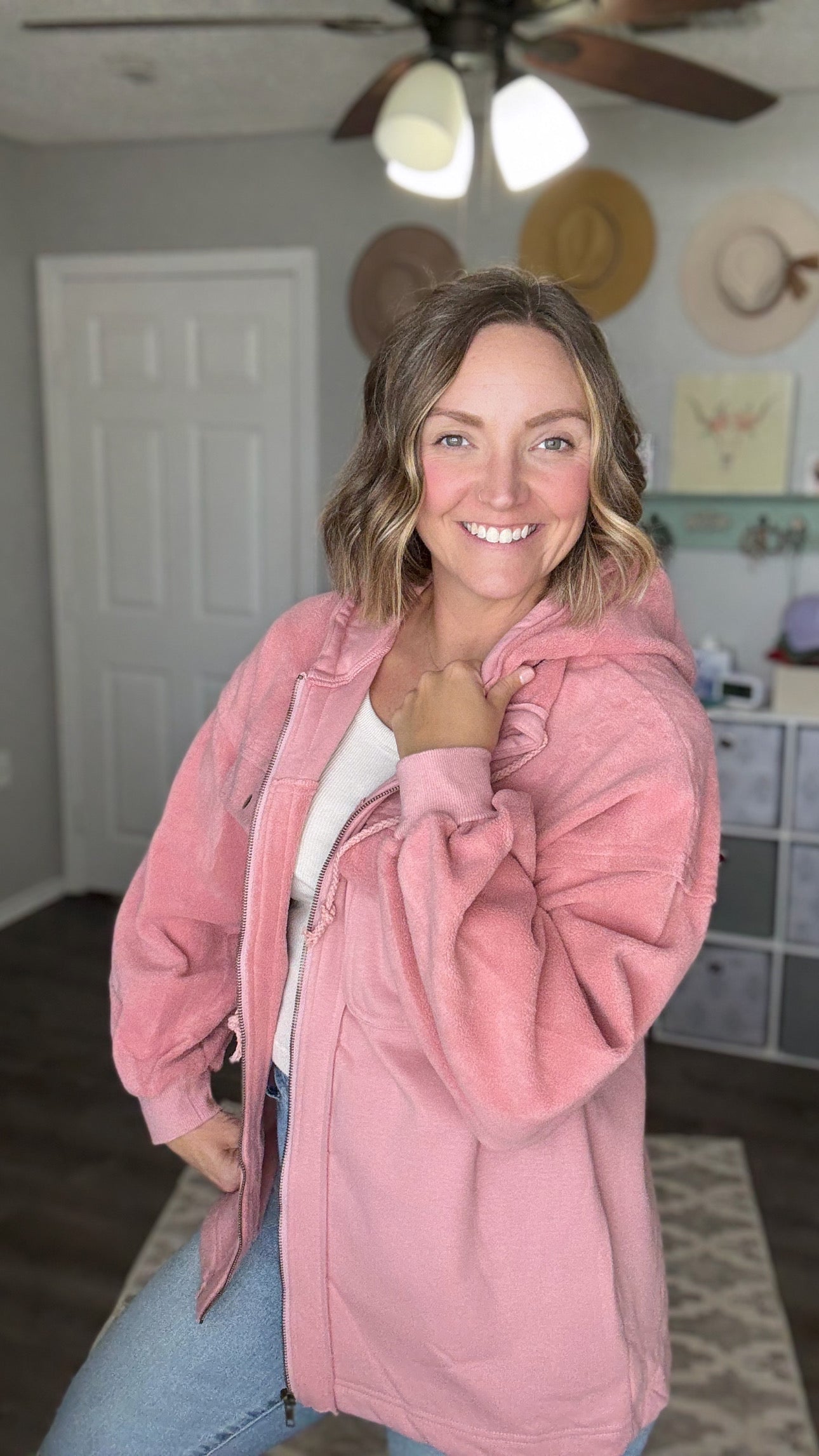 Dreamy in Mauve Jacket