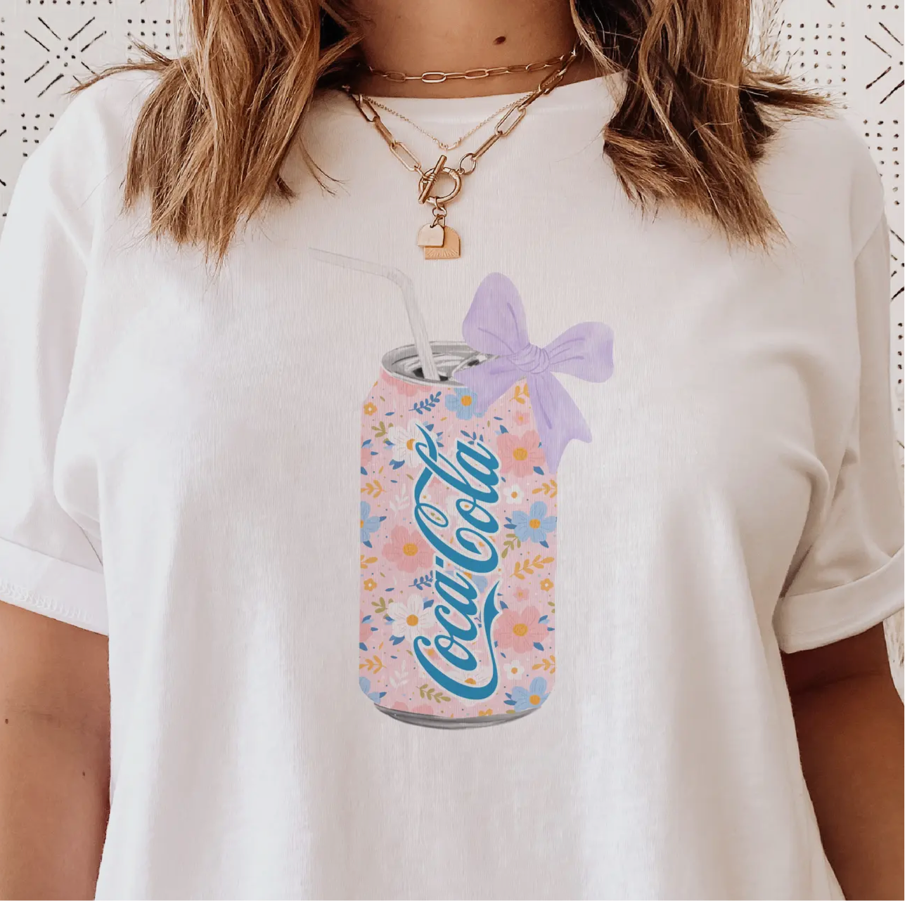 Floral Coke Tee