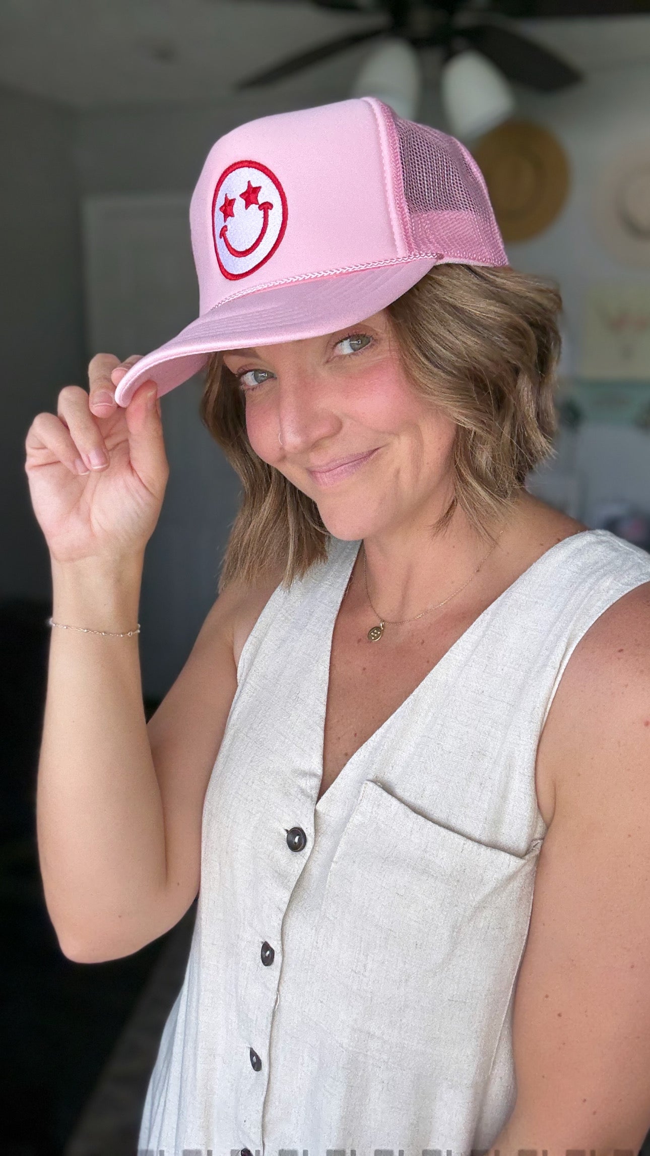 Starry Smiles Trucker