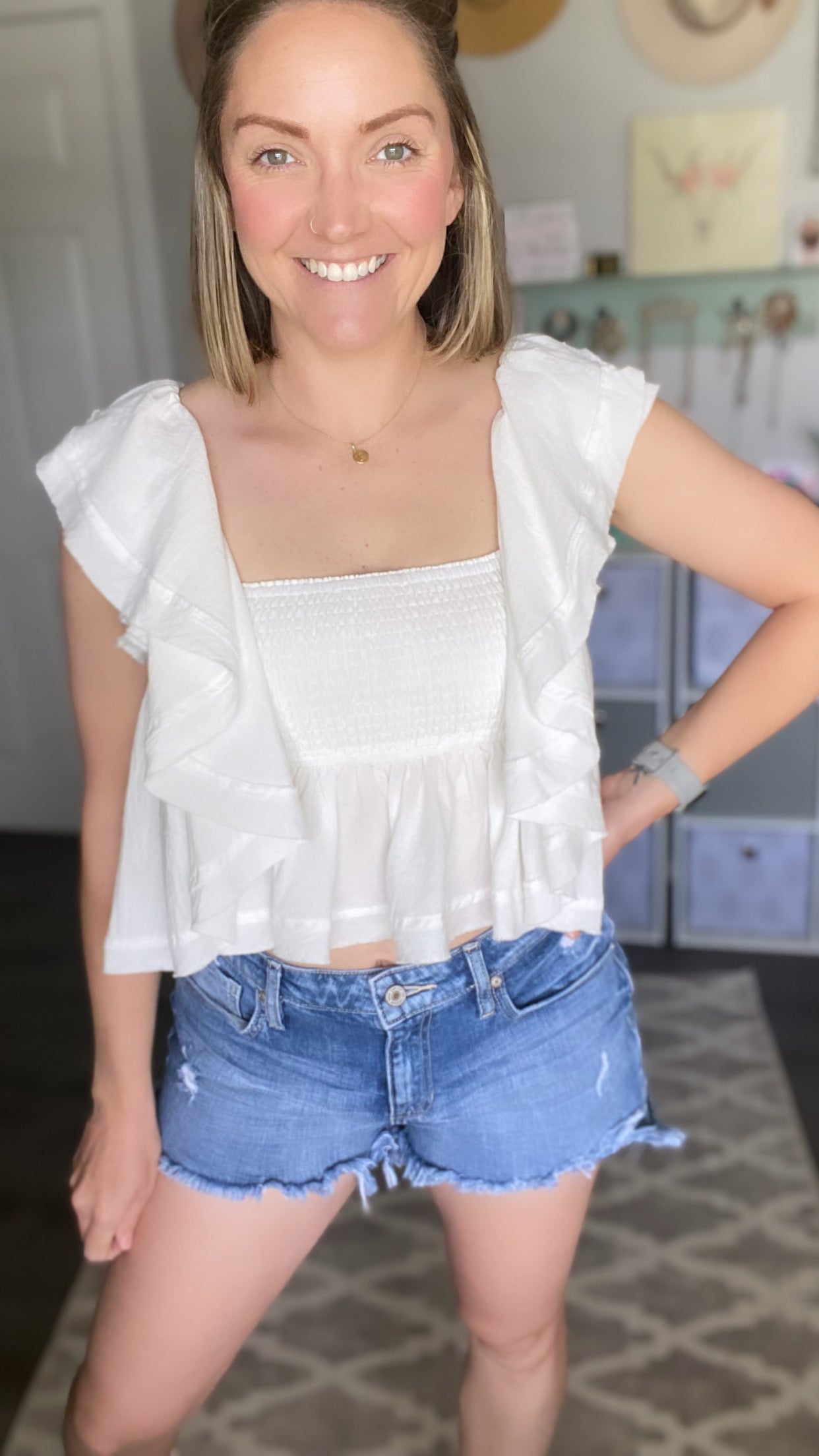 Ruffle Crop