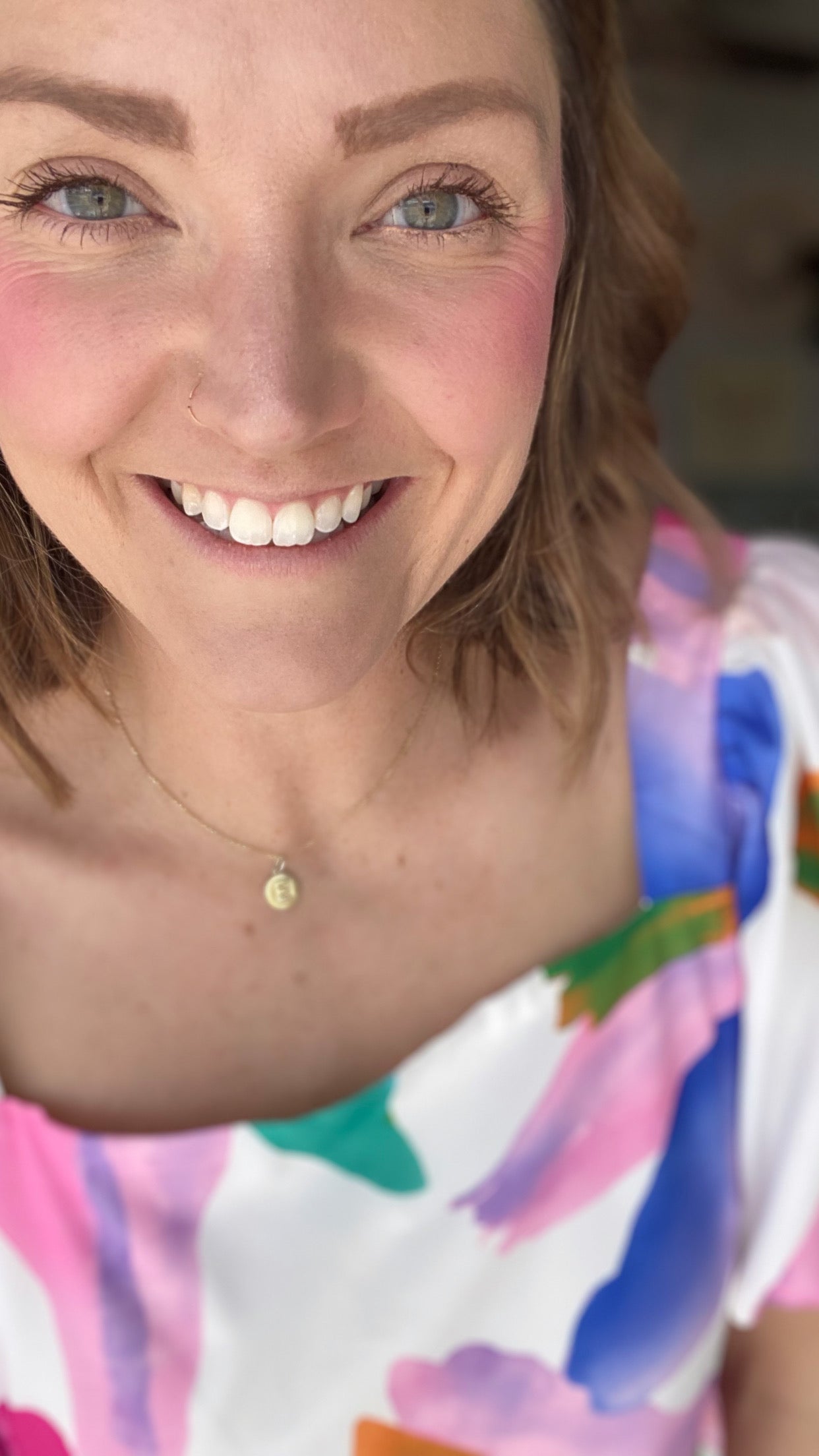 Color Splash Midi Dress