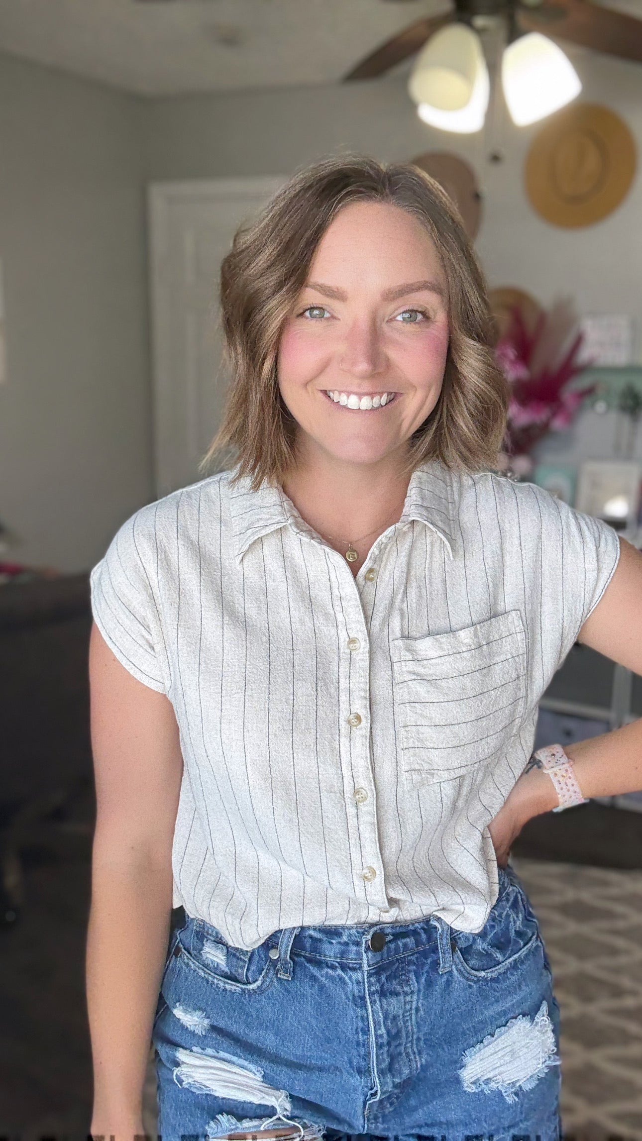 Linen Blend Stripes