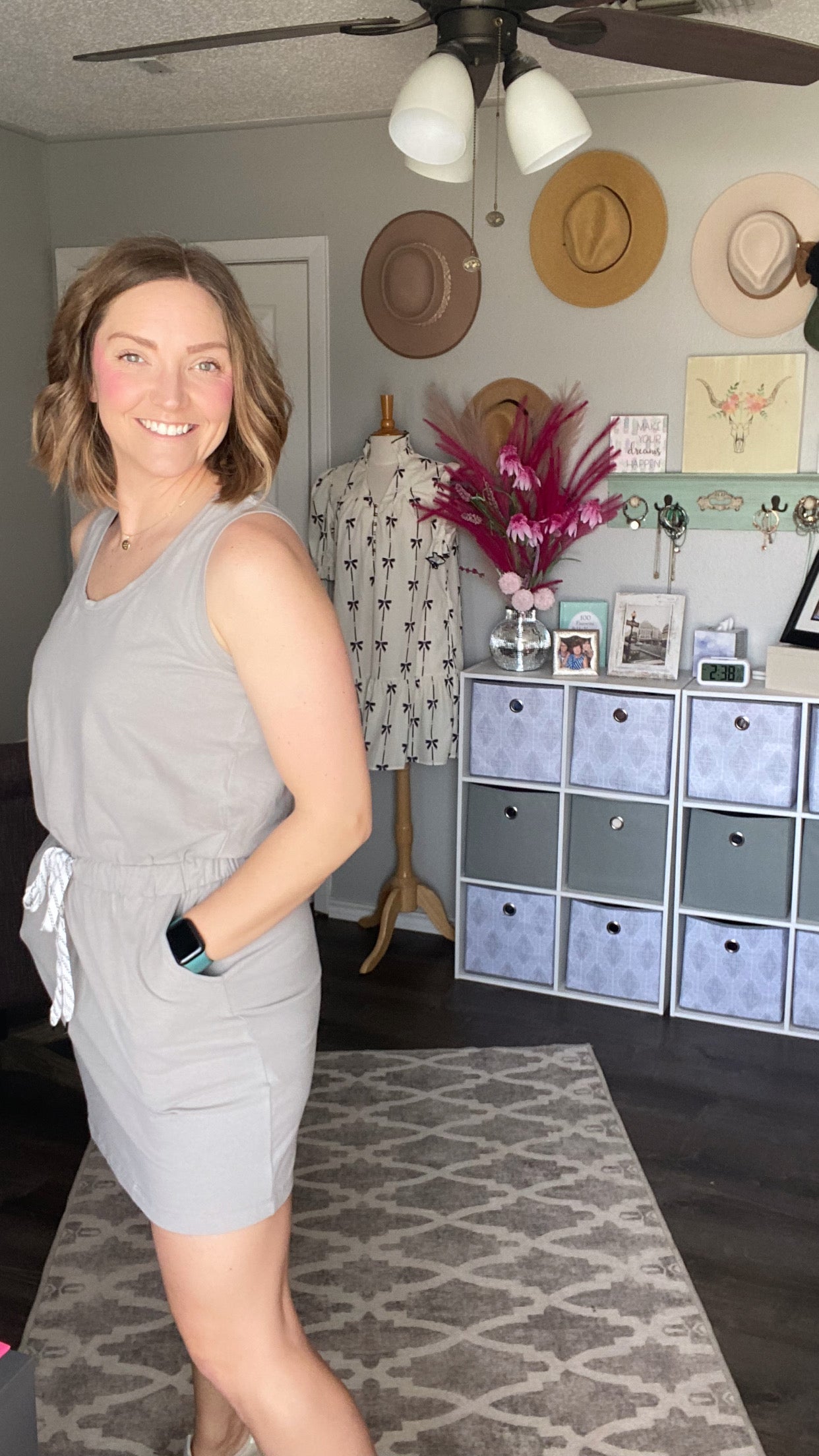 Grey Athletic Dress