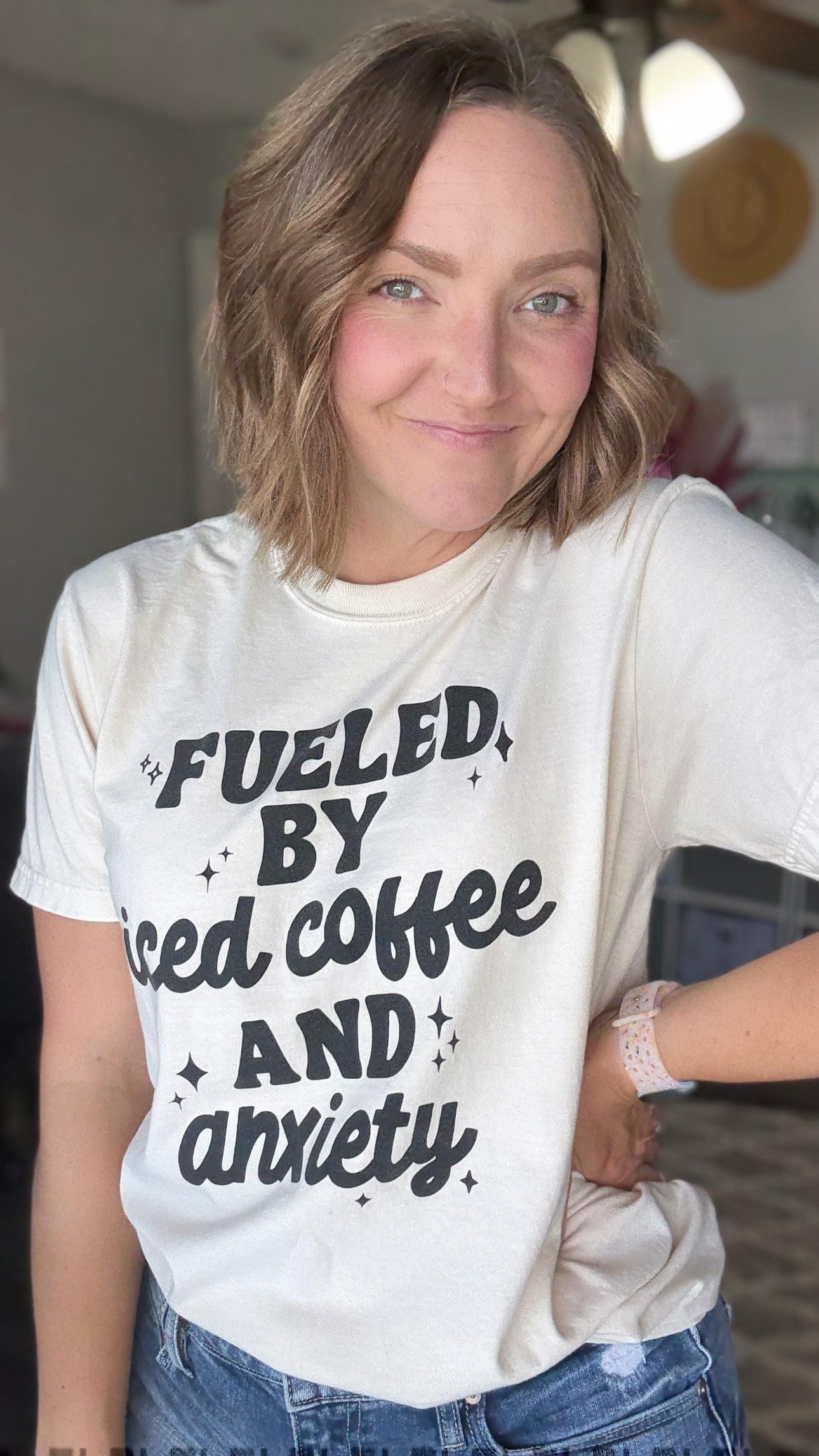 Iced Coffee & Anxiety Tee