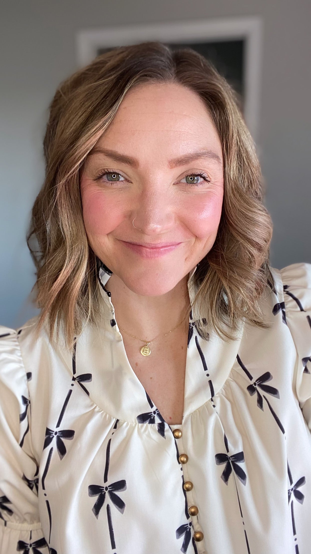 Ivory Bows Mini Dress