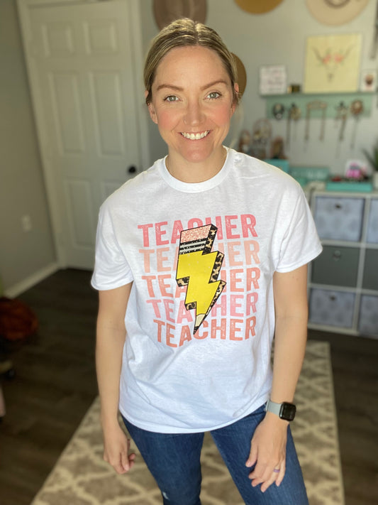 Teacher Lightening Tee