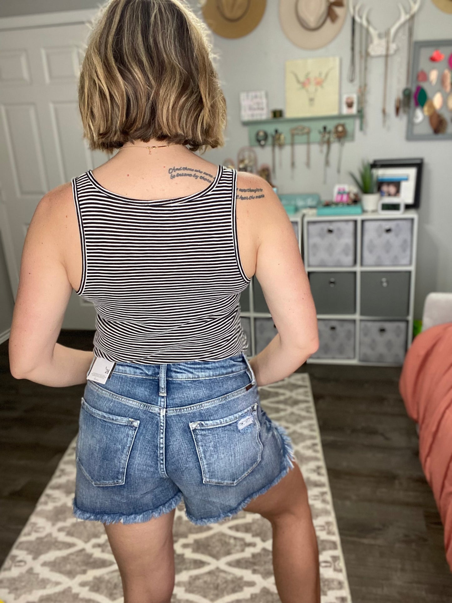 High Rise Mom Shorts