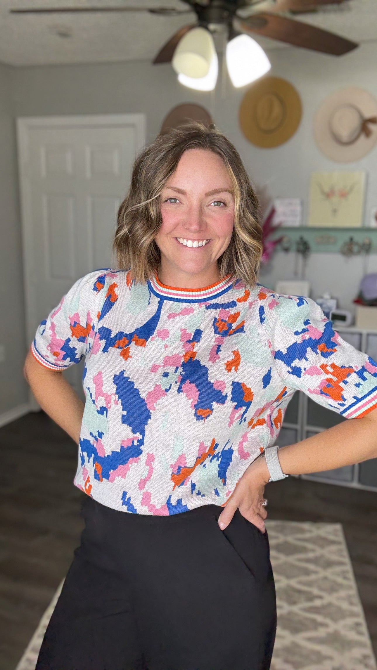 Abstract Love Sweater