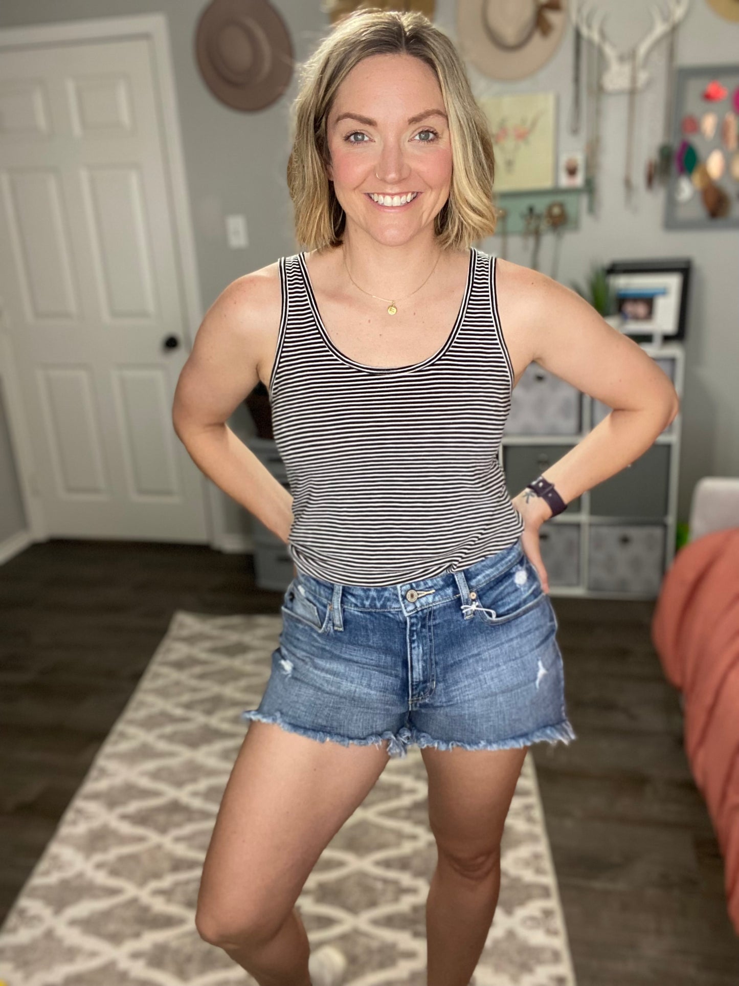 High Rise Mom Shorts