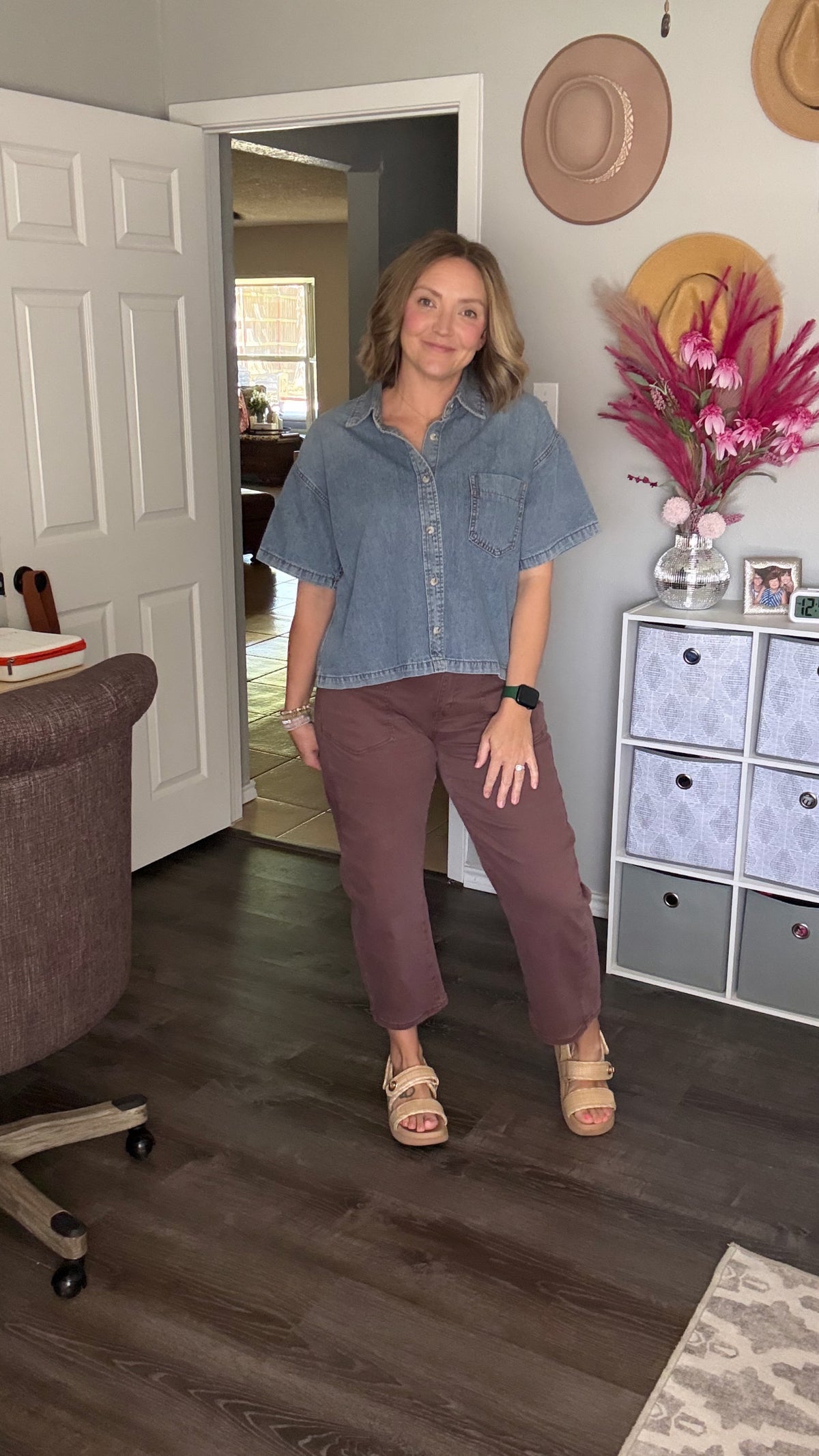 Denim Button-up