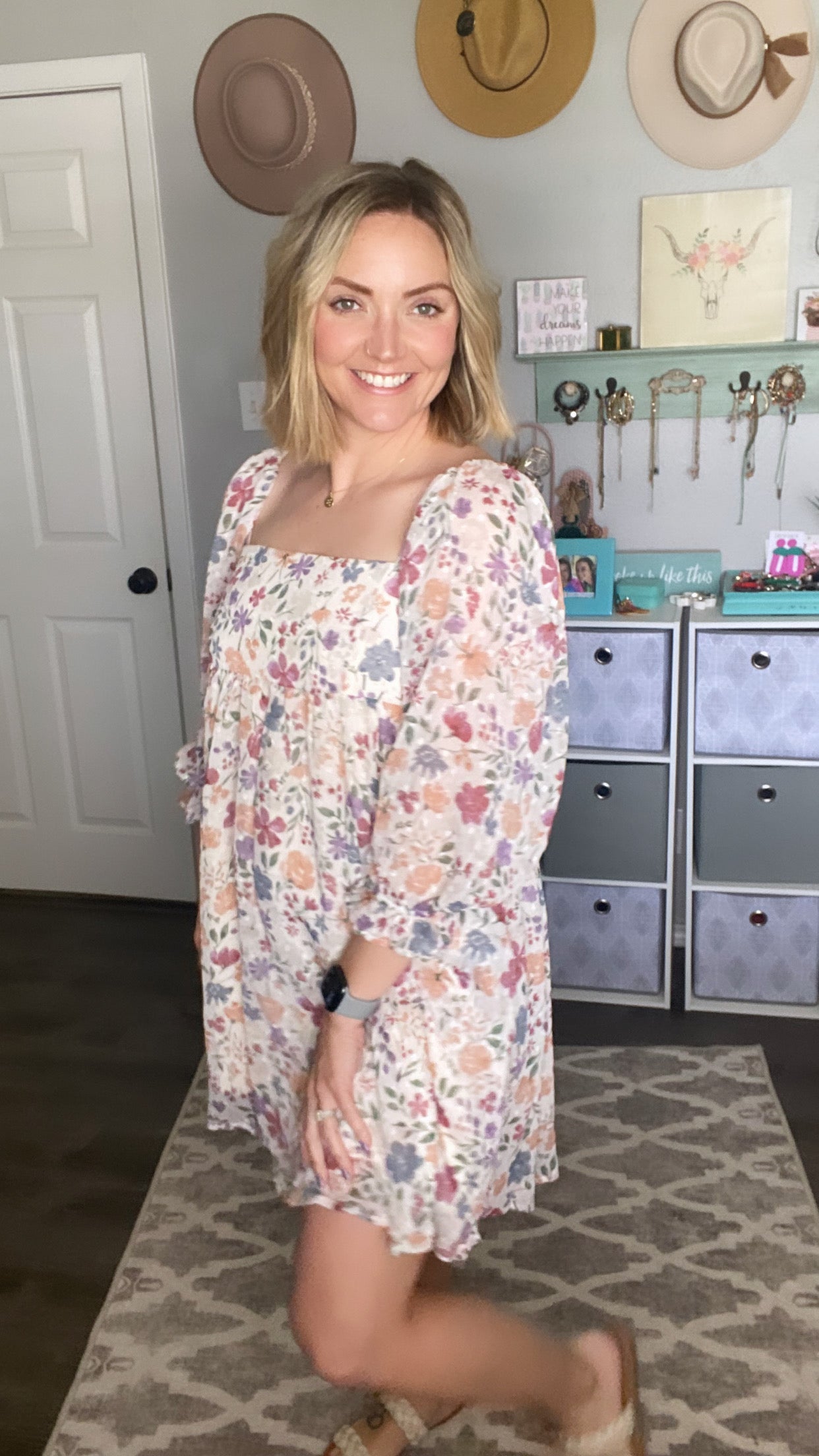 Muted Wildflowers Dress