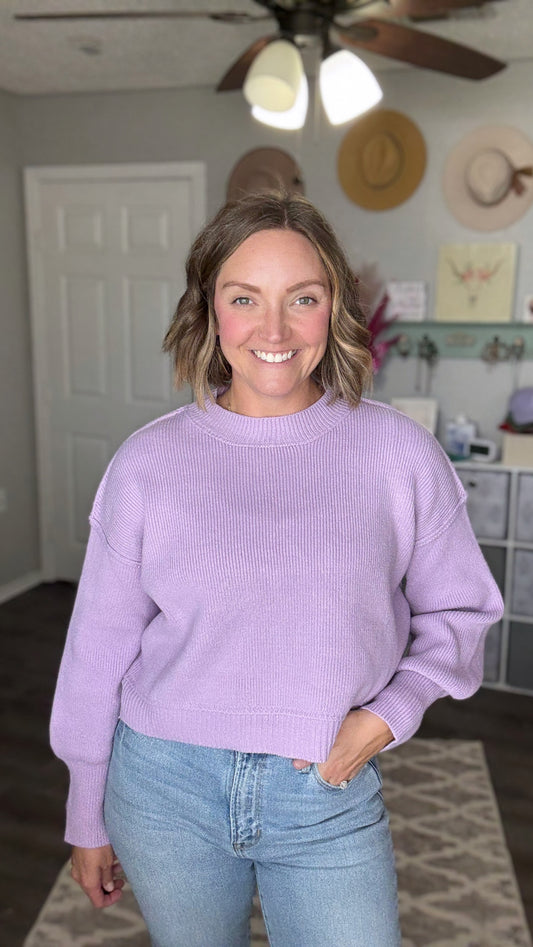 Lilac Love Sweater