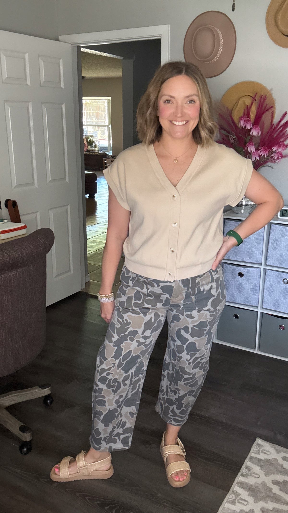 Camo Barrel Denim