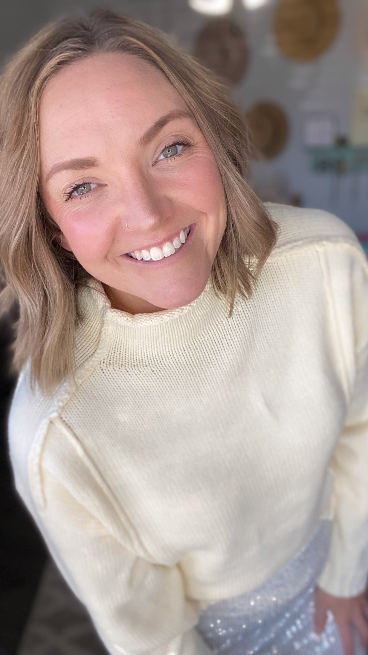 Vanilla Crop Turtle Neck