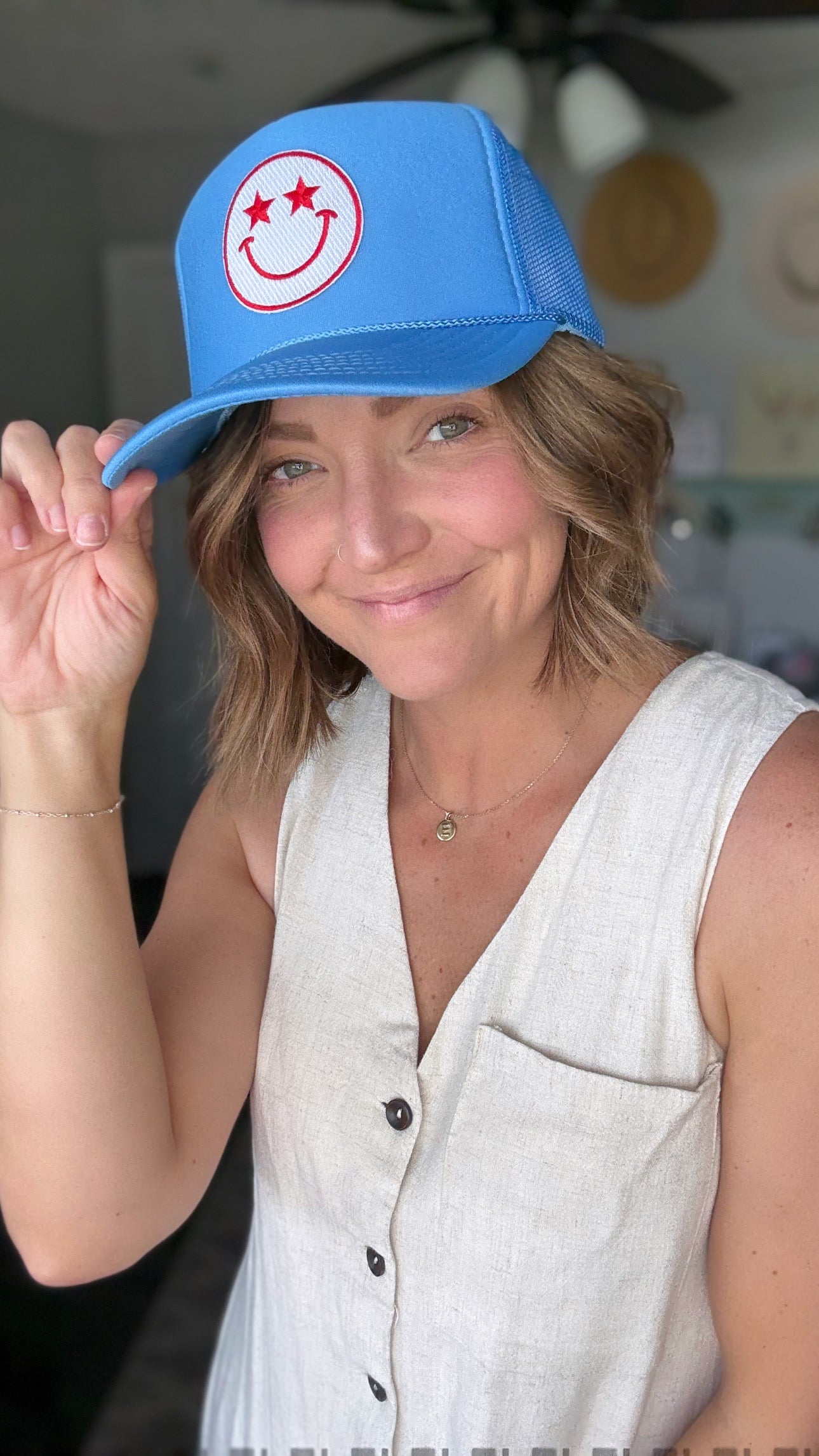 Starry Smiles Trucker