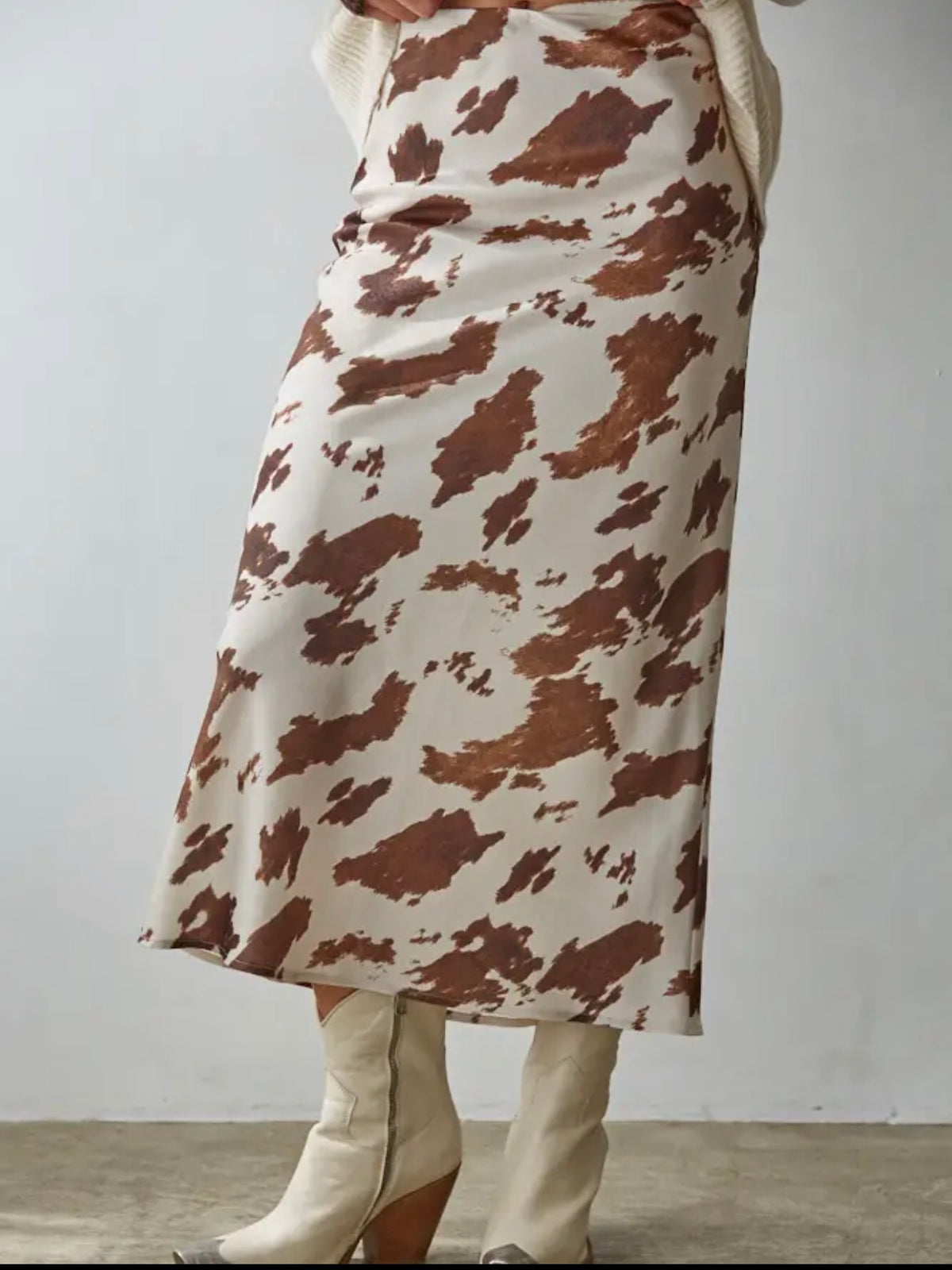 Wild Side Satin Skirt