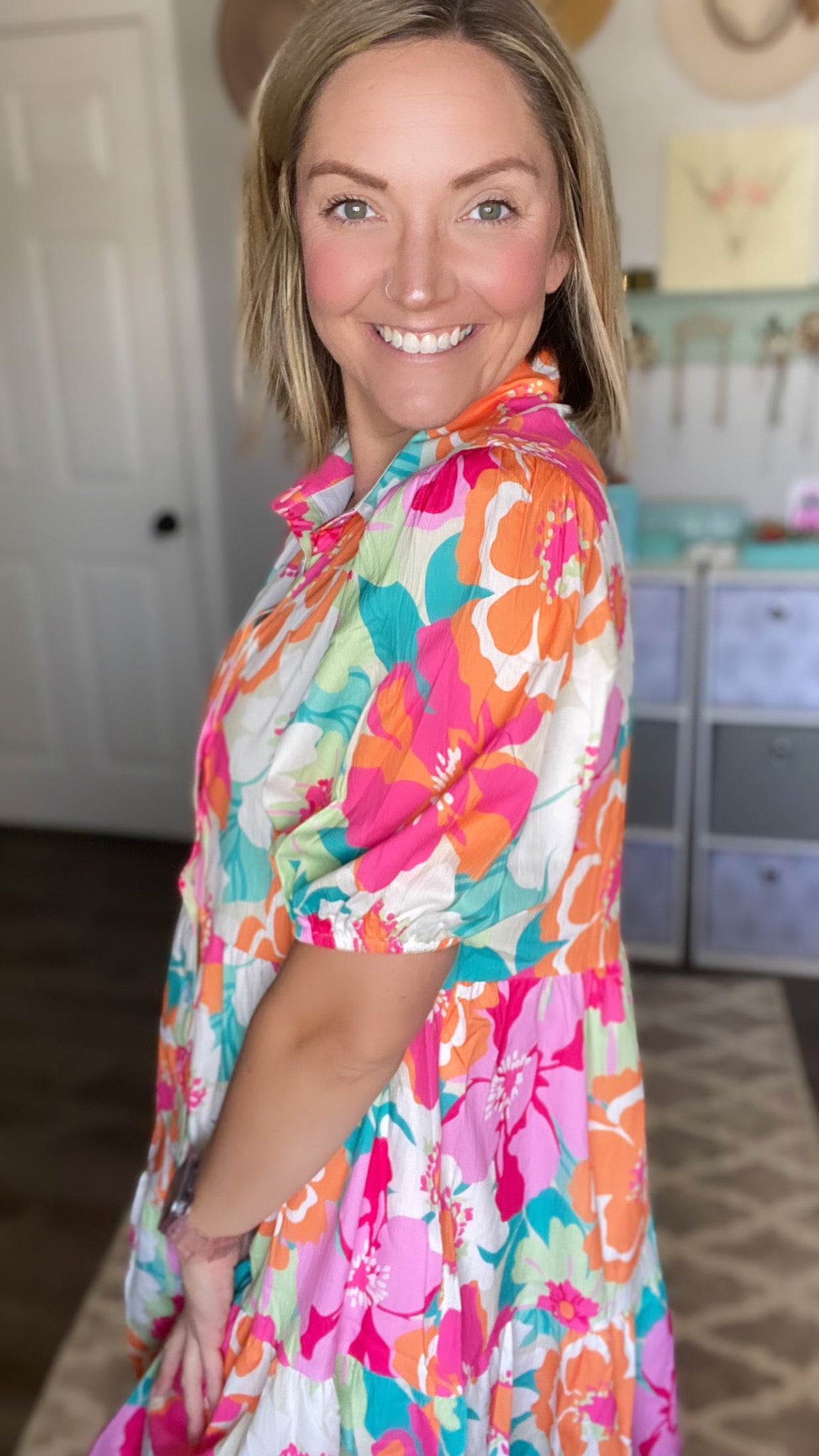 Bright Floral Babydoll