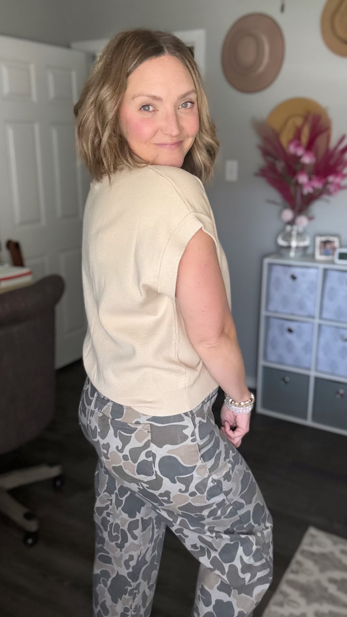 Camo Barrel Denim