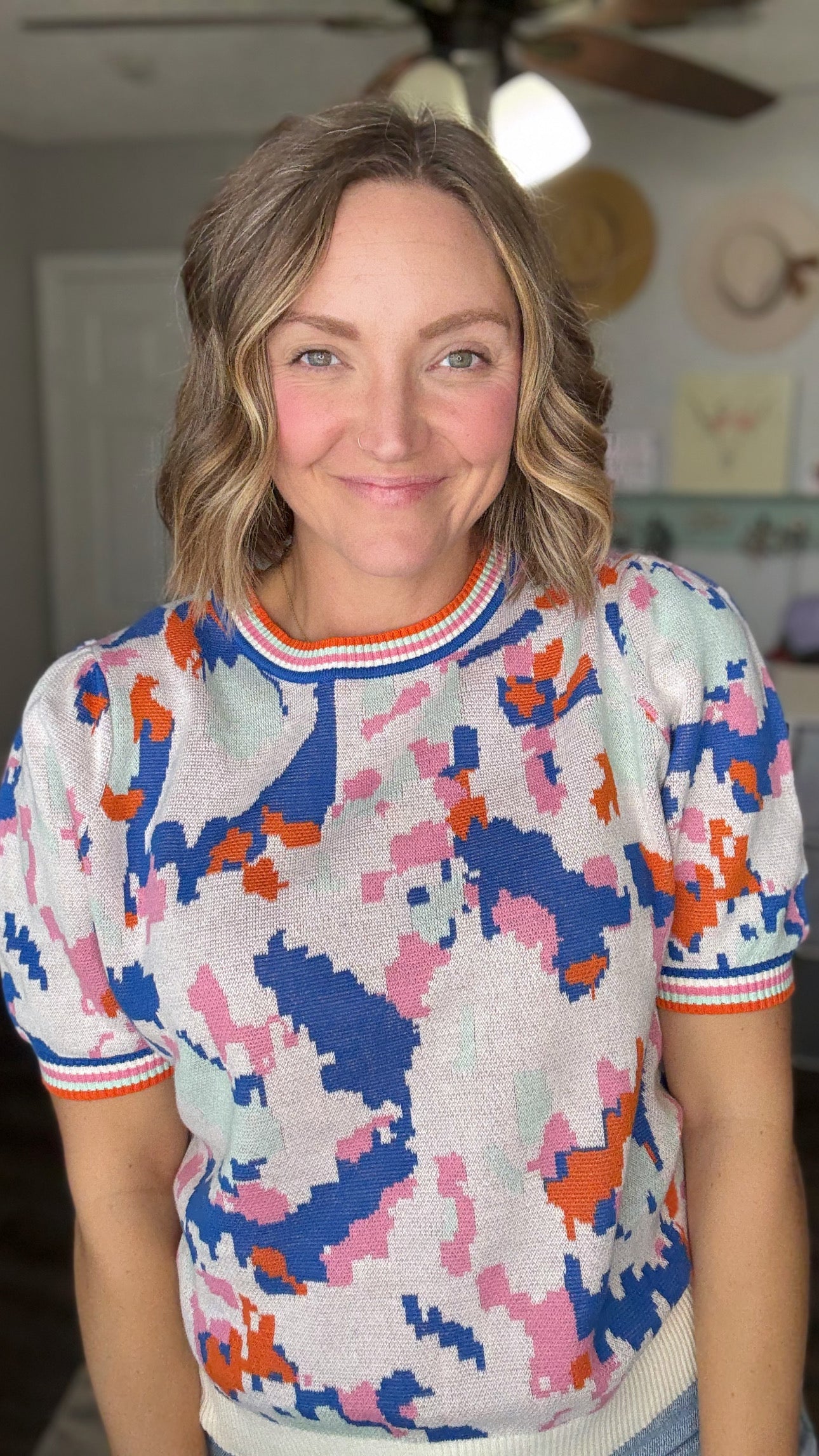 Abstract Love Sweater