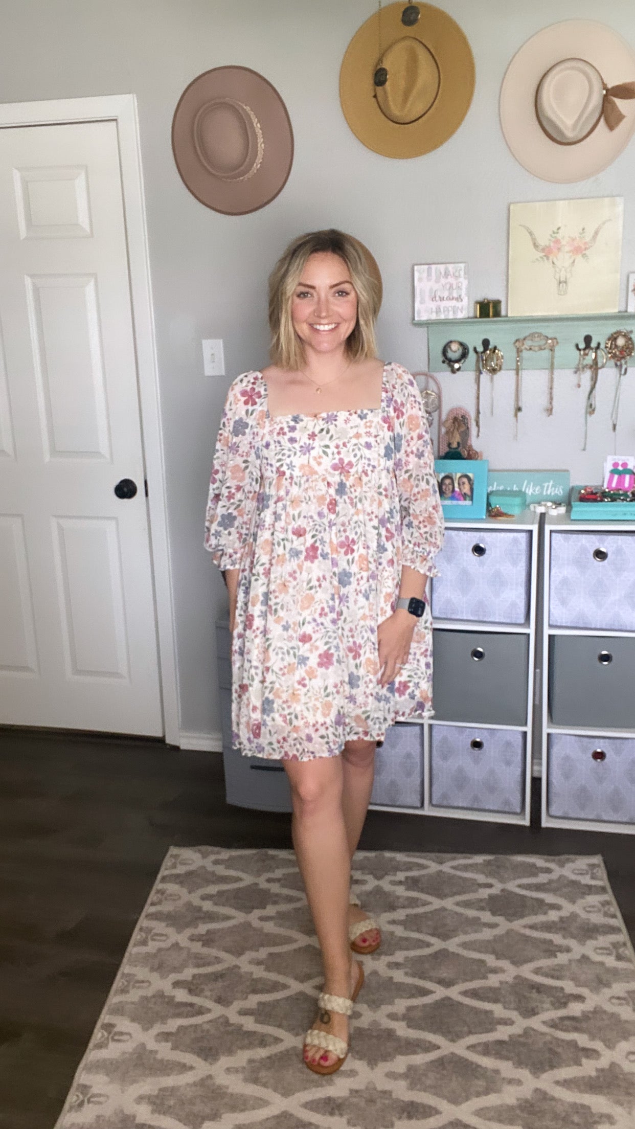 Muted Wildflowers Dress