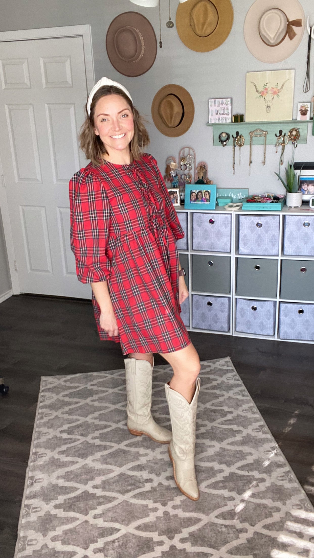 Red Plaid Babydoll