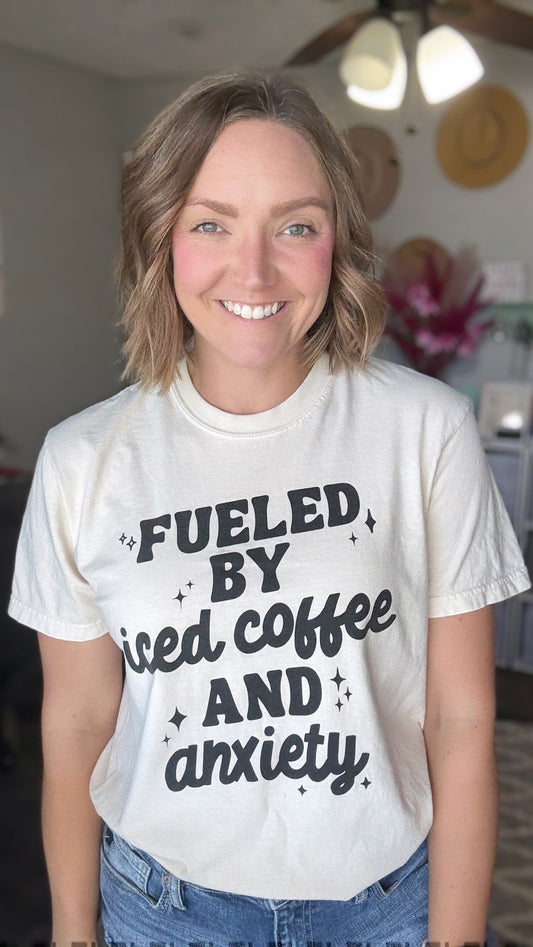 Iced Coffee & Anxiety Tee