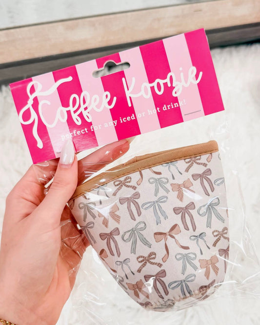 Neutral Bows Koozie